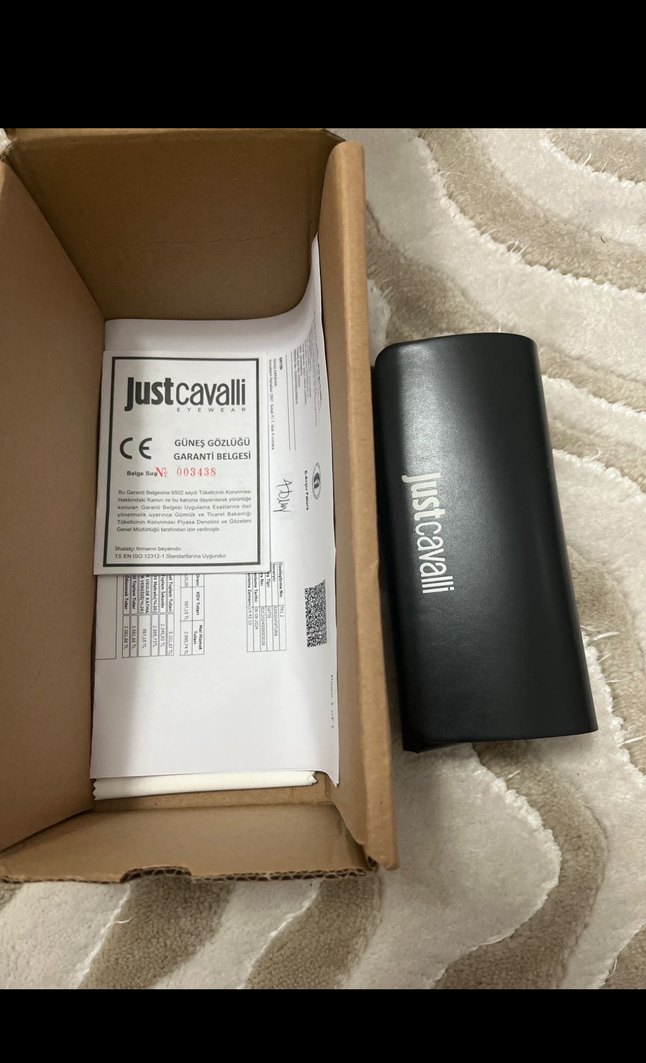 Just Cavalli Leopar Kahverengi Klasik Kadın Güneş Gözlüğü - Görsel 4