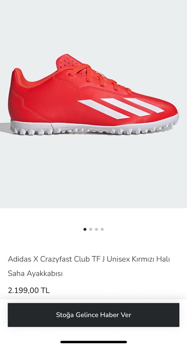 Adidas Kırmızı Erkek Futbol Ayakkabısı TF - Görsel 2