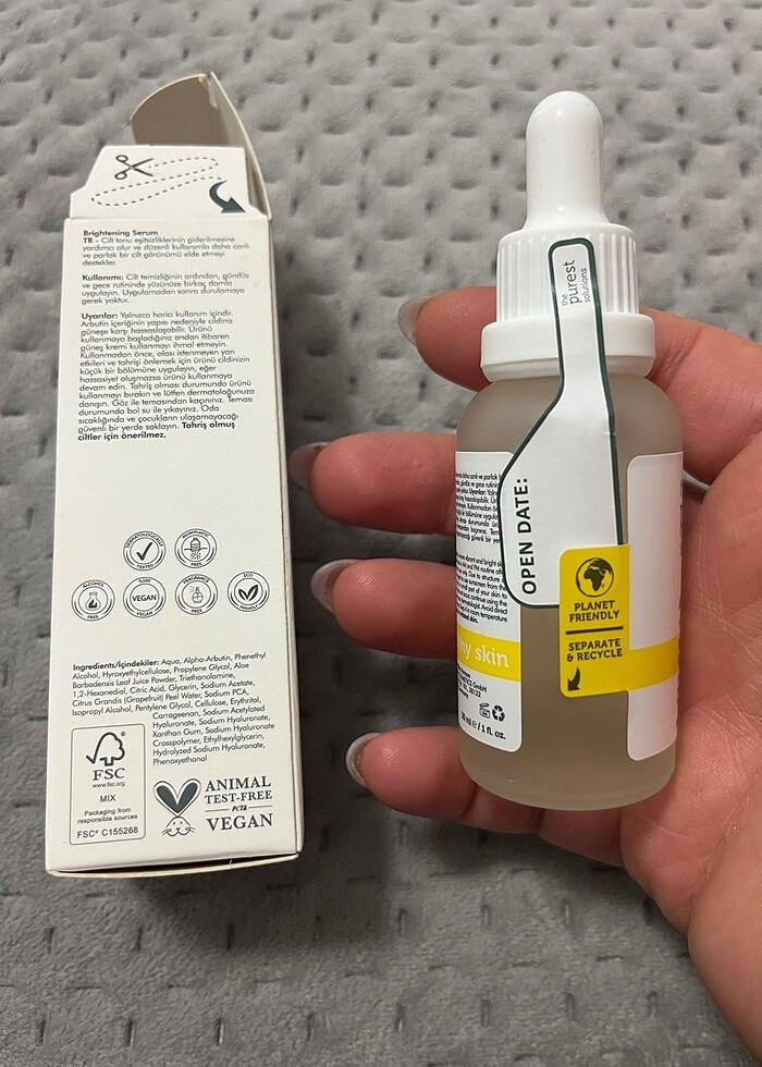 THE PUREST SOLUTİON LEKE KARŞITI SERUM ARBUTİN
&HYALURONİC ACİD - Görsel 4