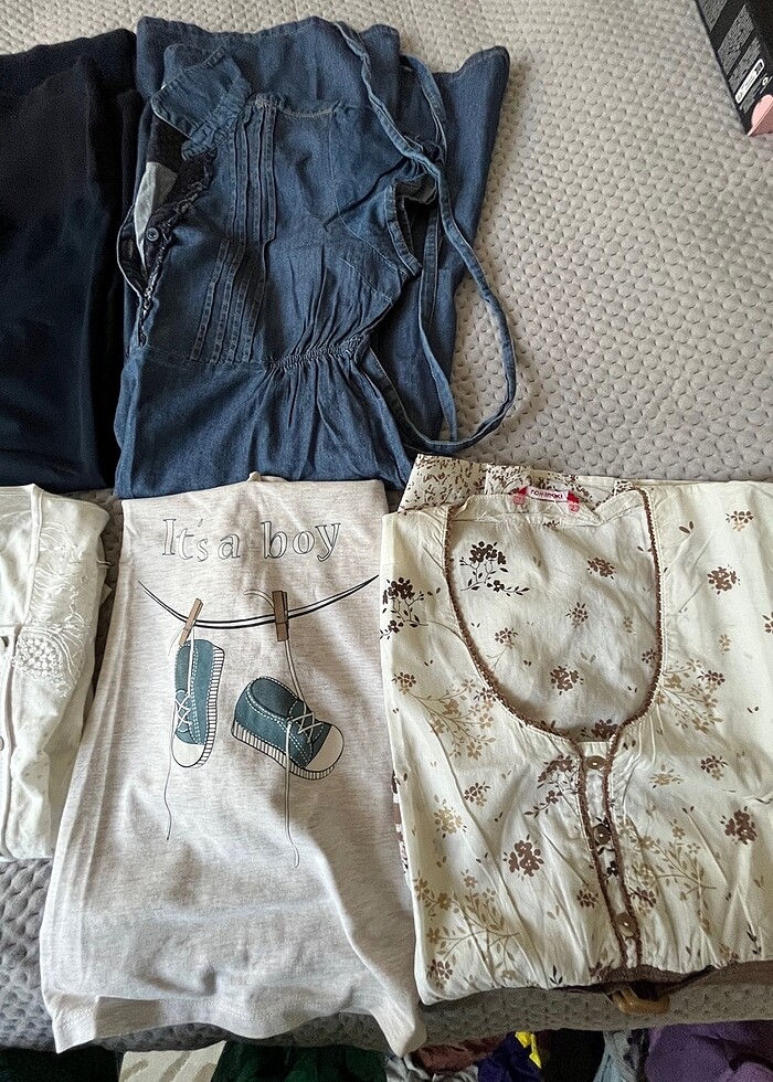 Hamile Geceliği ve Kıyafetleri 8 Parça - Görsel 3