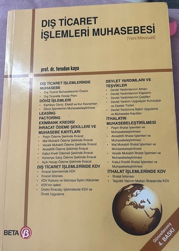 Dış Ticaret İşlemleri Muhasebesi - Yeni Mevzuat