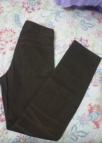 Kahverengi Regular Fit Kadın Kot Pantolon - Görsel 2