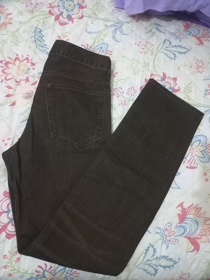 Kahverengi Regular Fit Kadın Kot Pantolon - Görsel 2