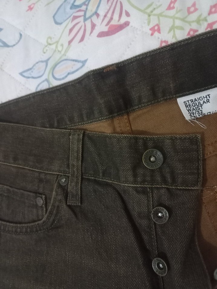 Kahverengi Regular Fit Kadın Kot Pantolon - Görsel 3