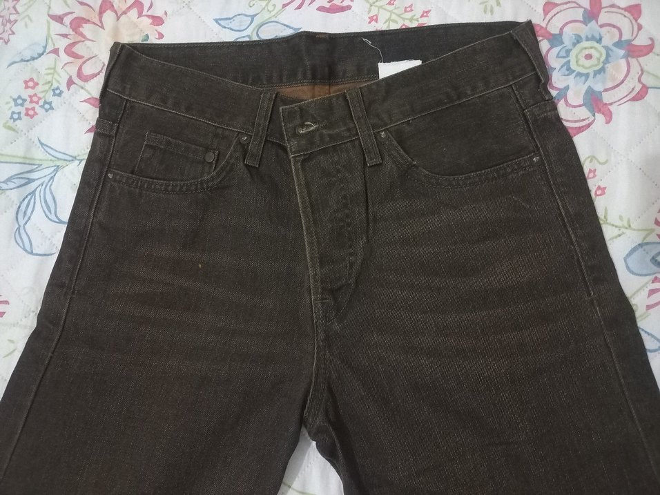 Kahverengi Regular Fit Kadın Kot Pantolon - Görsel 4