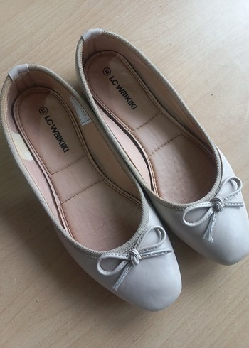 Bej LC Waikiki Kadın Topuklu Babet - Görsel 2