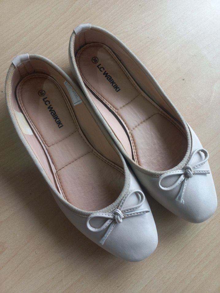 Bej LC Waikiki Kadın Topuklu Babet - Görsel 2