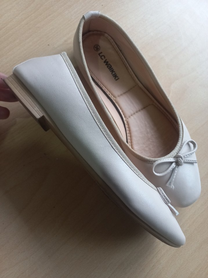 Bej LC Waikiki Kadın Topuklu Babet - Görsel 3