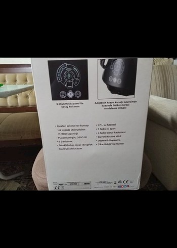 Vestel VBJU 8026 2600 W Buhar Kazanlı Ütü Yeşil - Görsel 2