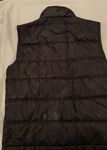 Siyah Fermuarlı erkek Yelek m beden - Görsel 6