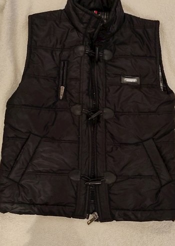 Siyah Fermuarlı erkek Yelek m beden - Görsel 2