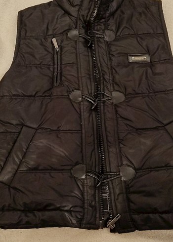 Siyah Fermuarlı erkek Yelek m beden - Görsel 8