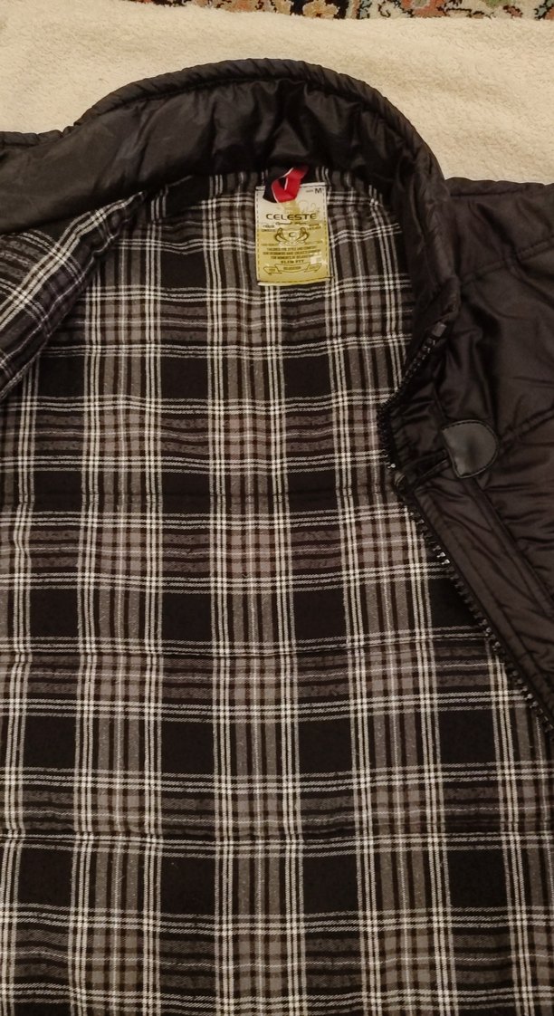 Siyah Fermuarlı erkek Yelek m beden - Görsel 3