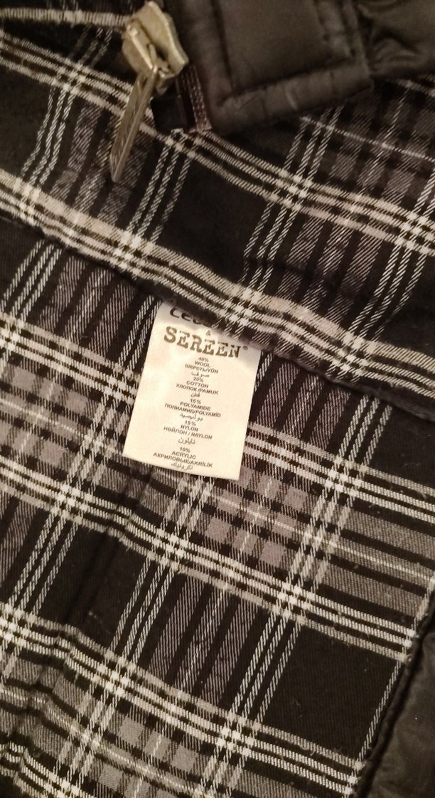 Siyah Fermuarlı erkek Yelek m beden - Görsel 4