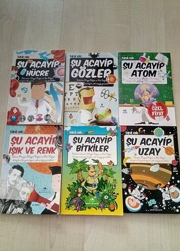 Tarık uslu şu acayip serisi 6 kitap 3 ve 4 sınıf için uygundur 