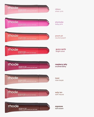 Diğer Rhode Lip Tint Gloss