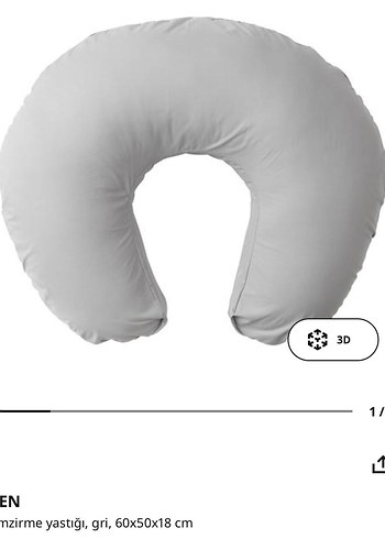 Gri Emzirme ve Hamile Yastığı - Görsel 2
