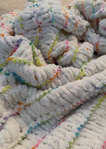 YENİ Örme Renkli Çocuk Battaniye - Görsel 4