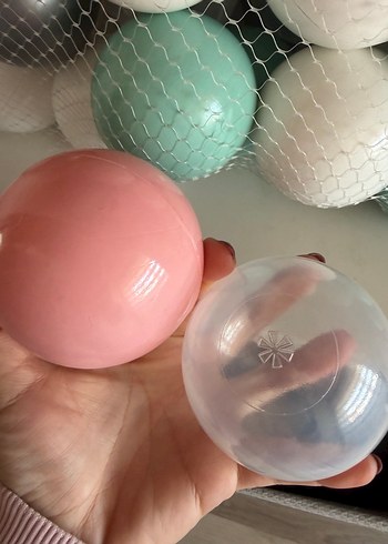 Turkuaz, Gri ve Beyaz Oyun Topları - Görsel 6