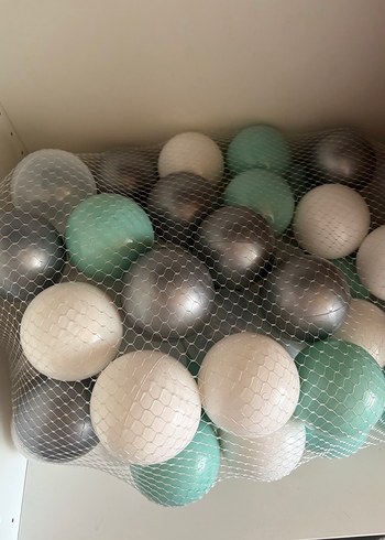 Turkuaz, Gri ve Beyaz Oyun Topları - Görsel 4