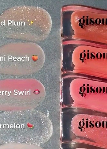 GİSOU Glazed Plum Lip Oil - Görsel 9