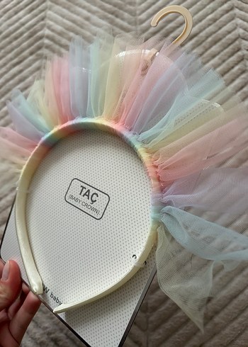 LCW Renkli Pastel Fırfırlı Çocuk Taç - Görsel 2