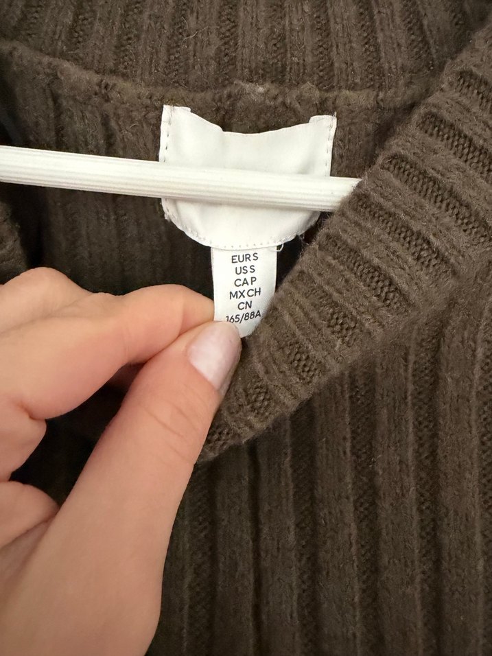 H&M Triko Kadın Mini Elbise - Görsel 4