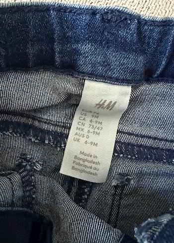 H&M Kız bebek Kot Pantolon - Görsel 5