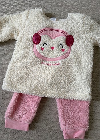 LCW Desenli Bebek Kız Takımı - Görsel 8