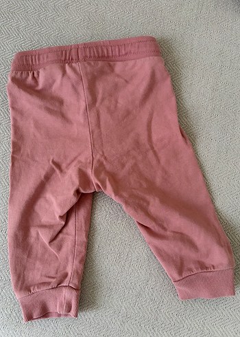 H&M Pembe Pamuklu Eşofman - Görsel 7