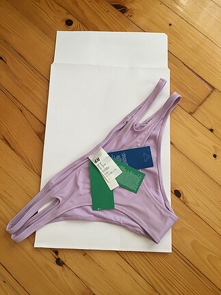 xs Beden mor Renk H&M Yeni&etiketli Lila Bikini