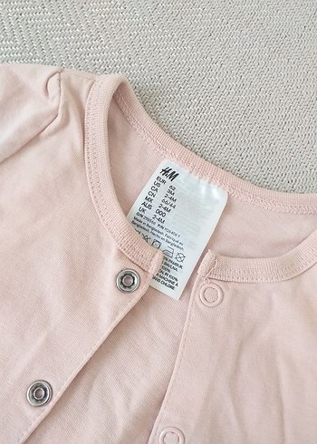 3 Ay Beden h&m gül kurusu bebek tulum