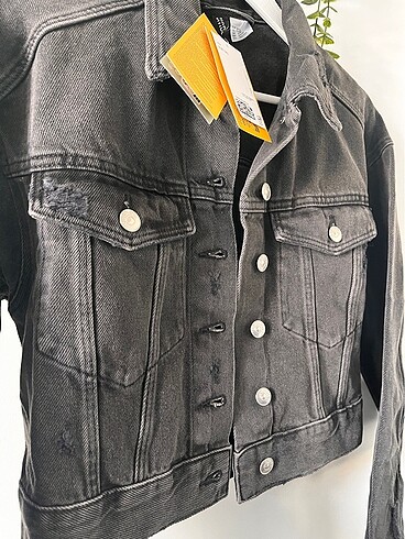 xs Beden H&M Etiketli Siyah Kot Ceket (xs/xxs)