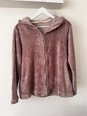 Açık Pembe Polar Kapüşonlu (xs/s)