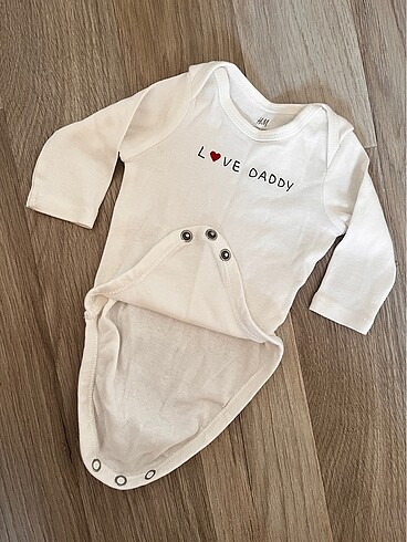 H&M Love Daddy Zıbın (0-1ay) ??