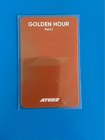  Ateez Jongho Photocard