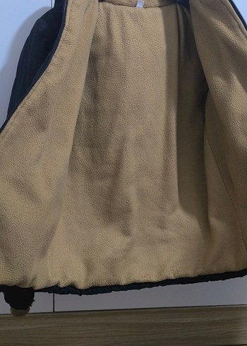 Erkek Çocuk Siyah Fermuarlı Sıcak Mont - Görsel 3