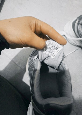 38 Beden Gri Kadın Bağcıklı Dolgu Topuk Spor Ayakkabı