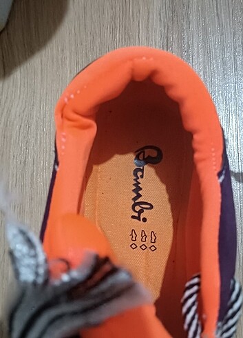 38 Beden turuncu Renk Bambi spor ayakkabı
