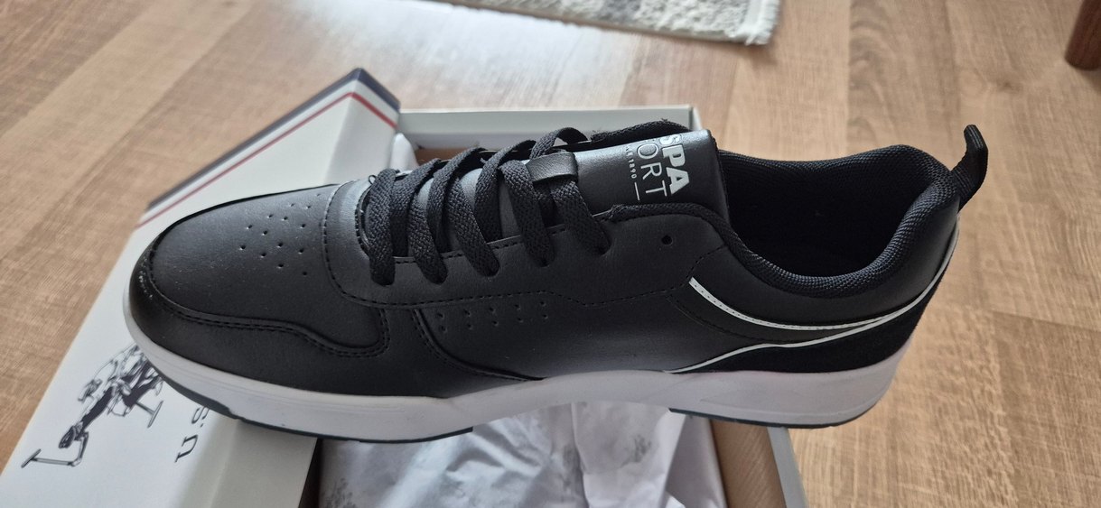 Siyah Bağcıklı Spor Ayakkabı - Görsel 4