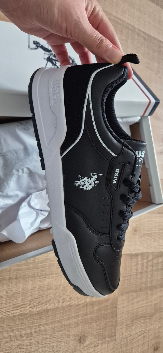 Erkek Siyah Spor Ayakkabı Velcro Bağlamalı - Görsel 3