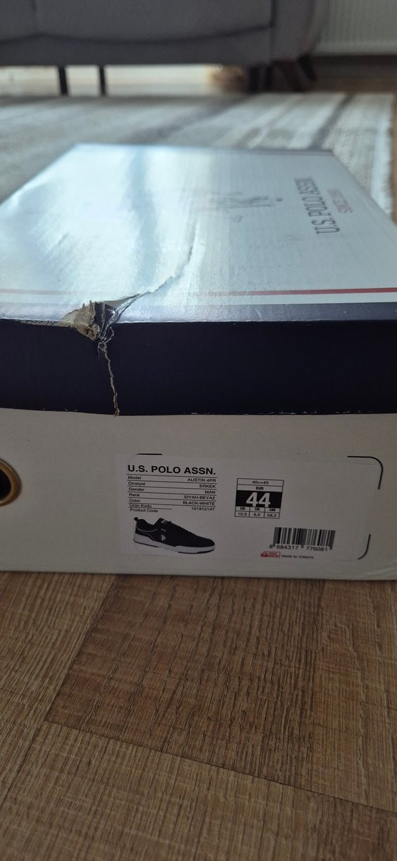 Erkek Siyah Spor Ayakkabı Velcro Bağlamalı - Görsel 2