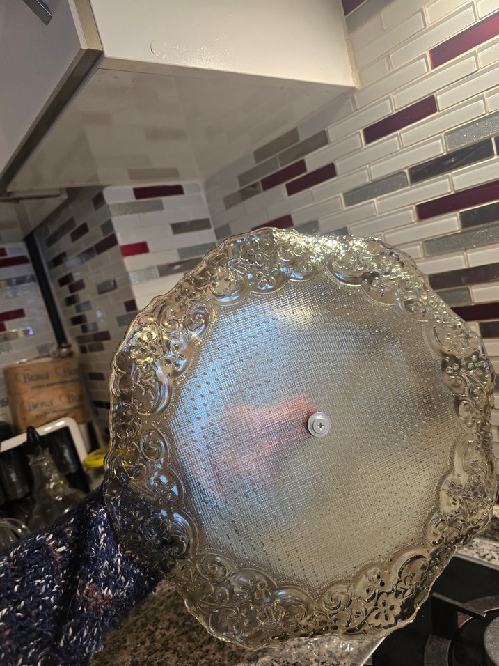 Parlak Altın Renkli İki Katlı Servis Tabağı - Görsel 3