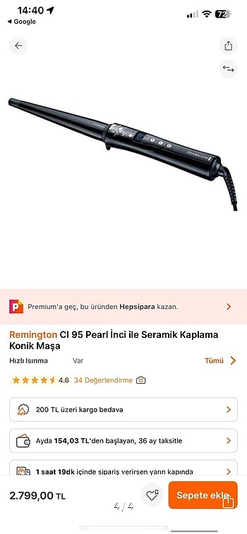 Remington maşa - Görsel 3