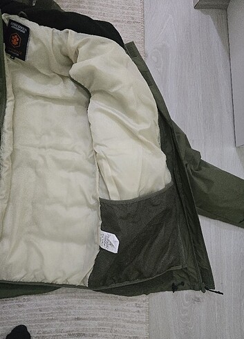 Lumberjack yeşil mont - Görsel 7