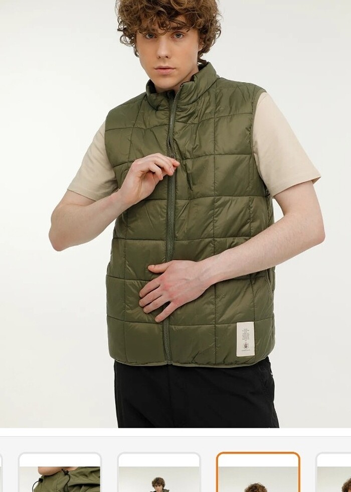 Lumberjack yeşil mont - Görsel 2