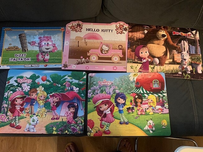 Diğer 4-7 yaş puzzle 10 adet