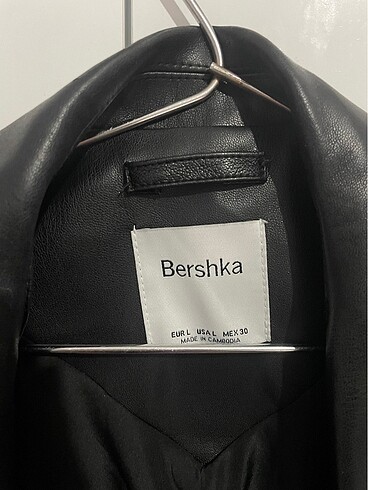l Beden Bershka bleazer deri ceket