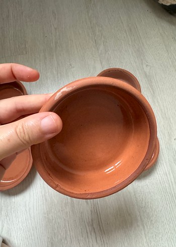 Bej Seramik 6'lı Küçük Saklama Kabı - Görsel 5