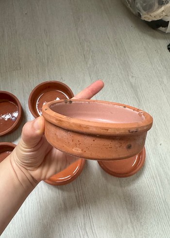 Bej Seramik 6'lı Küçük Saklama Kabı - Görsel 7